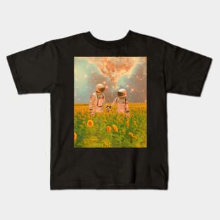 Astronaut Couple "Partners" Art by Cult Class Kids T-Shirt